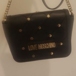 Love moschino chain clutch